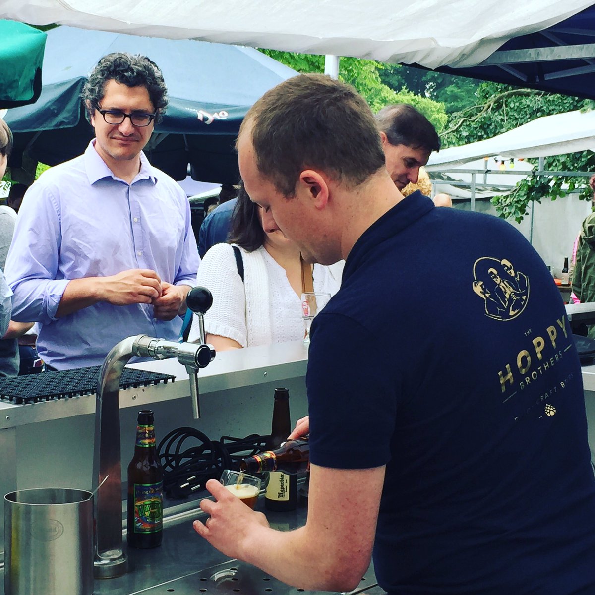 Wie komt er vanavond genieten van het bierfestival? Wij zijn er, stand 10 voor Canadees bier! #stadspark #maastricht
