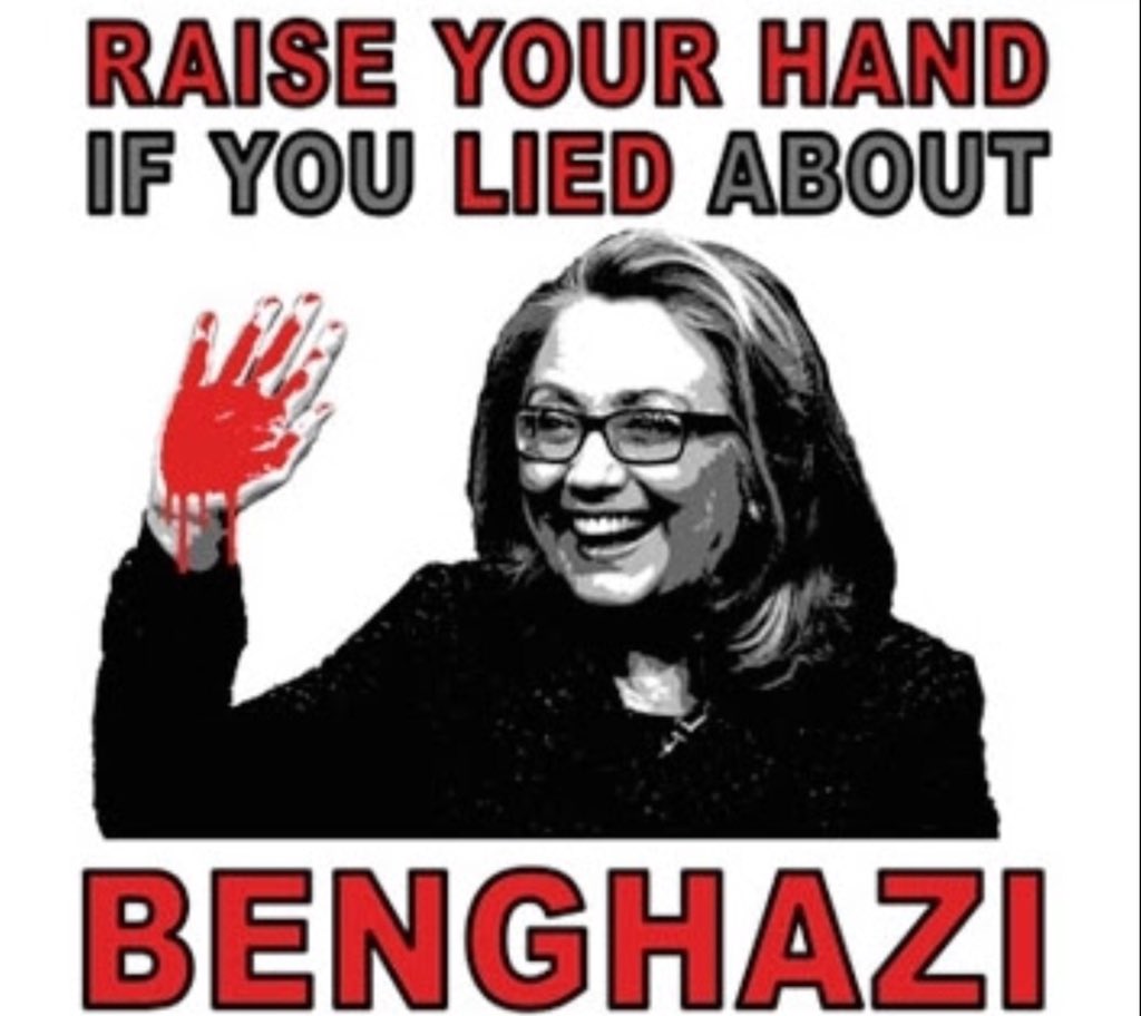 AshleyFromAZ's tweet photo. @HillaryClinton #NeverHillary #Benghazi https://t.co/bbE67okSnG