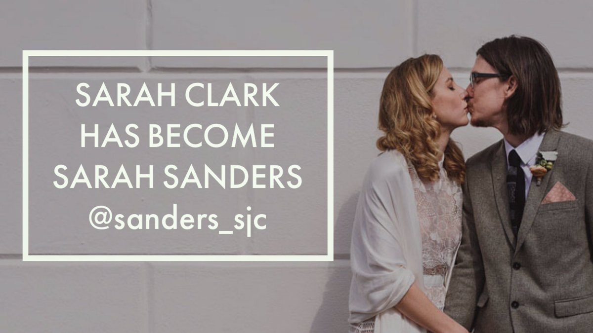 Slowly settling used to this Mrs Sanders thing... But didn't want to confuse anyone with the new username...