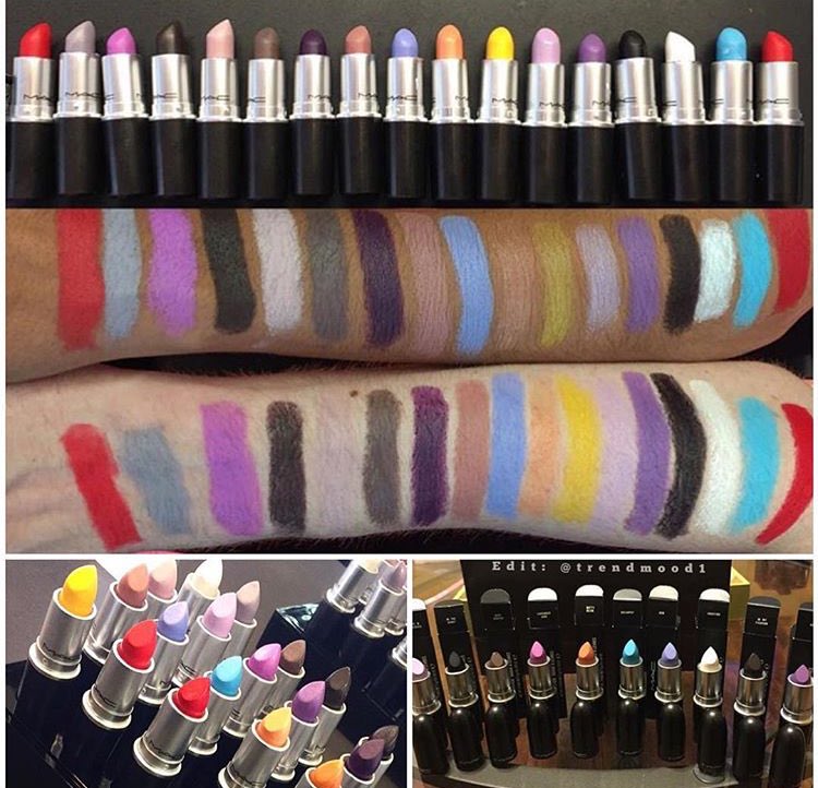 Trendmood's tweet photo. ☀️💄 Looks like @maccosmetics just dropped their NEW super colorful #Lipstick #Collection in stores!! 🙀🙀 Thoughts? https://t.co/VUG7hxxm2k