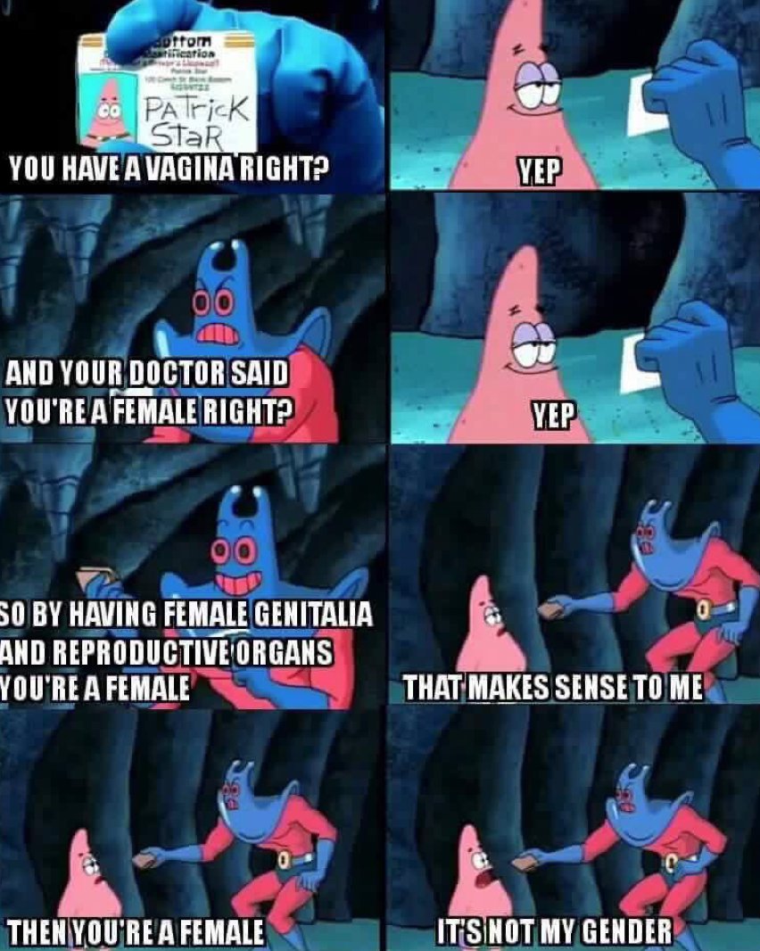 MeninistTweet's tweet photo. lmaooo https://t.co/hX4PQdNGxh