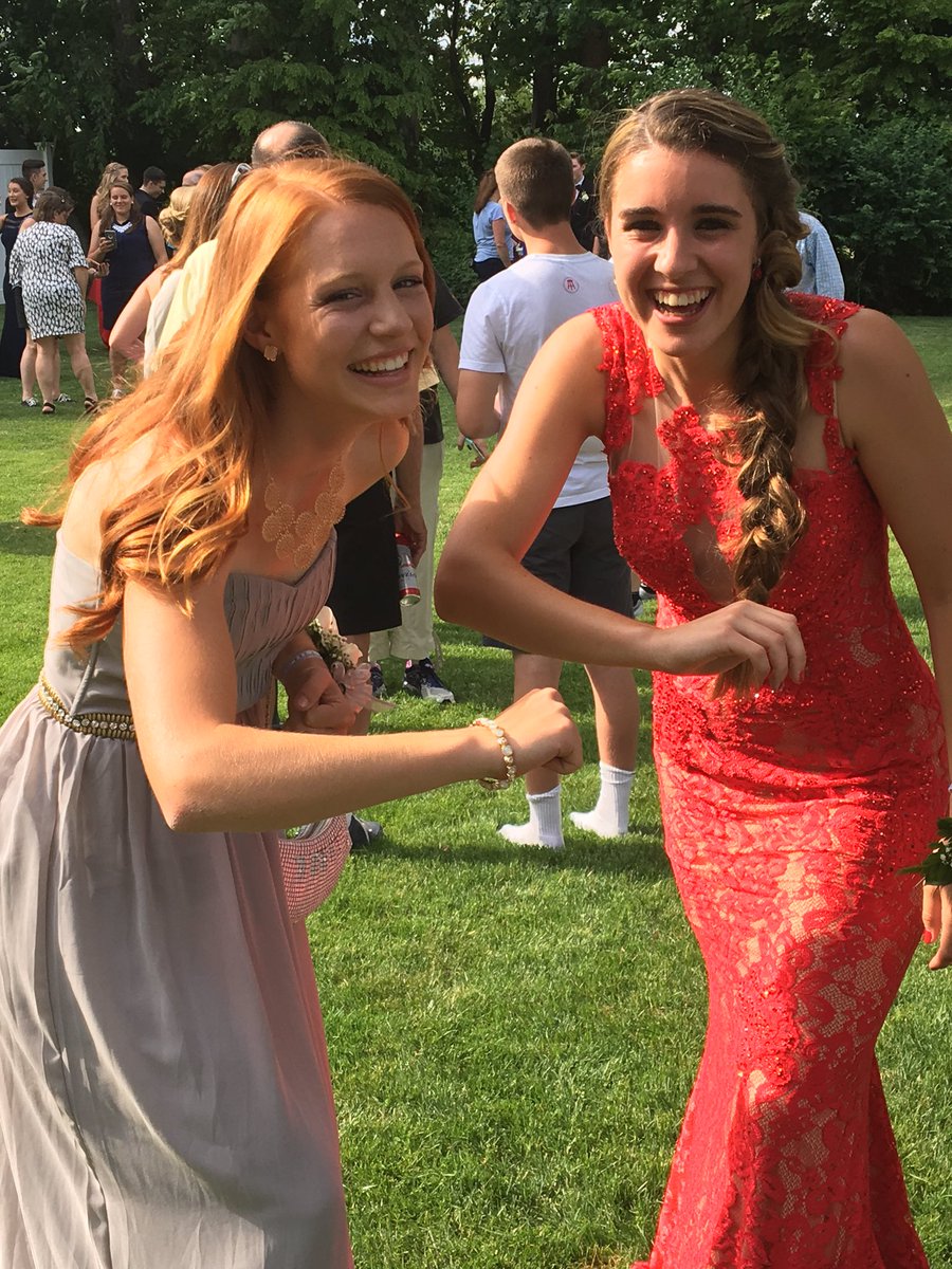 abbytweetswoo's tweet photo. BEST OF LUCK to my babe @morgvoight at states today! Yes we took a pic like this @ prom bc we're annoying. KILL IT❤️ https://t.co/wZRKR8J1oF