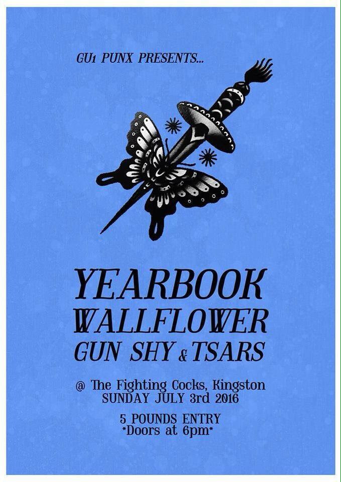 Yo Kingston! It's been a while. Get to The Fighting Cocks on Sunday July 3rd. For this wicked line-up of rock groups