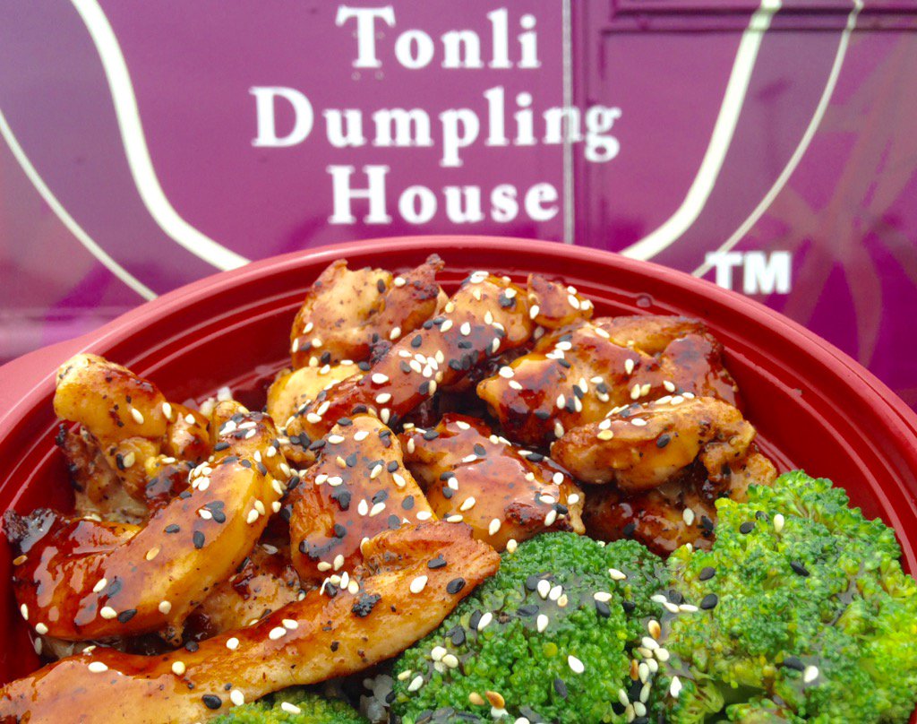 Happy Saturday from OtG Alameda! Check da Chicken Teriyaki Bowl from <a href="/tonlidumpling/">Tonli Dumpling House</a>  10 trucks  11-3 pm  CUSoon!