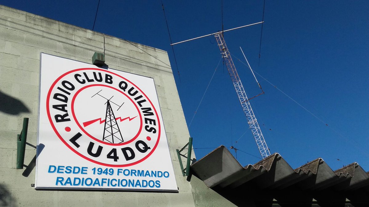 LU4DQ's tweet photo. #LU4DQ Radioclub #Quilmes Abierto de 15 a 18, los esperamos!! https://t.co/iGHfSBazI0