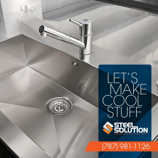 SteelSolutionPR's tweet image. Make your kitchen unique. The details are important.  Call us today. 787-981-1126 #SteelSolution #StainlessSteel
