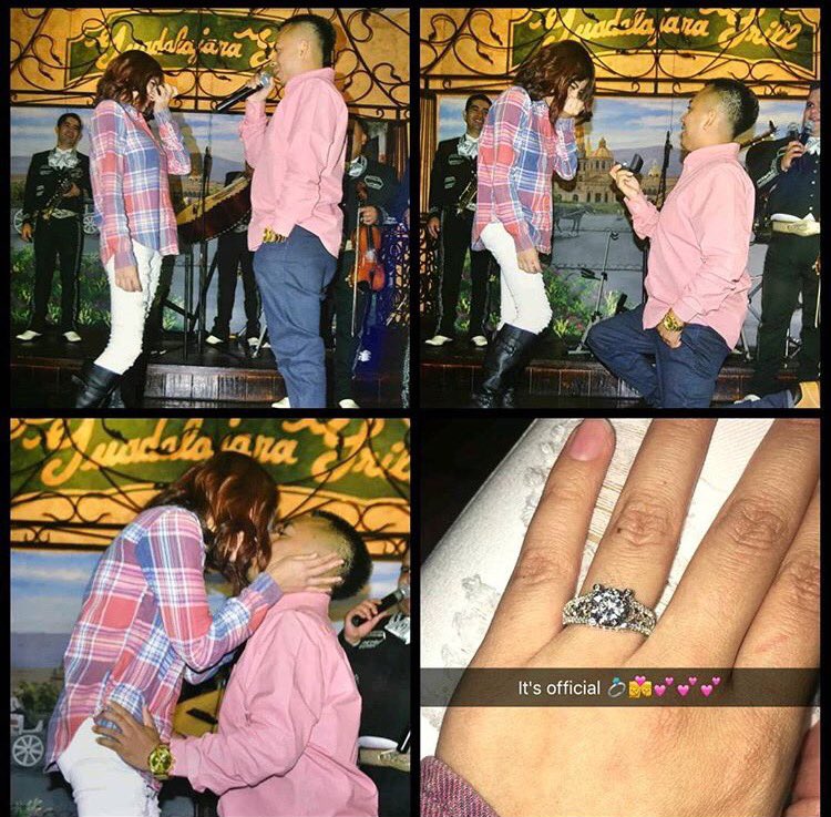 __isaaaa__'s tweet image. 060316 💍💕 #officiallyengaged #loooveyoubabe #isaidyes