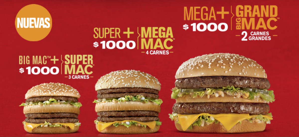 Burger Lad On Twitter Mcdonald S Colombia Super Mega Grand