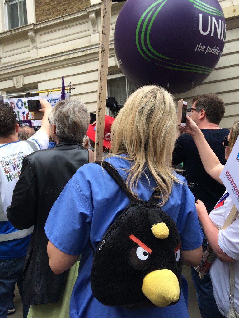 Angry bird: She would like to know why Govt's response to national nurse shortage is to cut student nurse bursary?