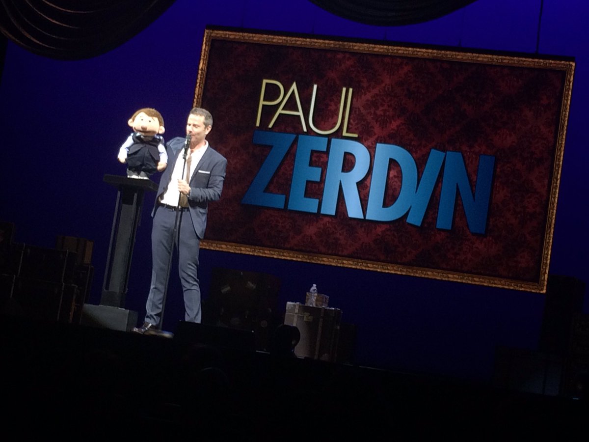More Great Brits in Las Vegas! Great show last night @paulzerdin