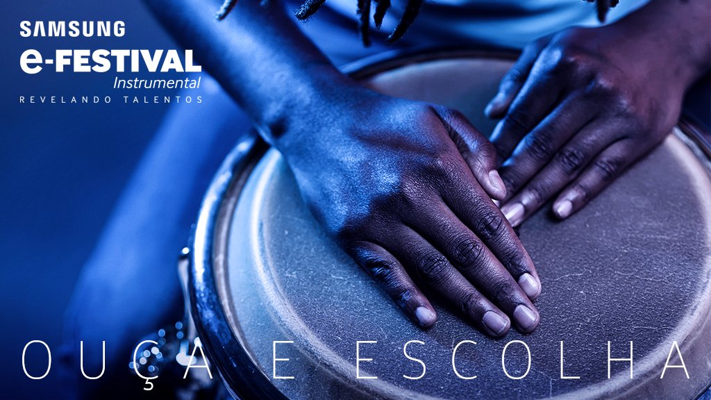 SamsungBrasil's tweet photo. O #SamsungEFestival vai selecionar o talento da música instrumental. Vote: https://t.co/k7Uw91vGZT https://t.co/yQl84gC9Y4