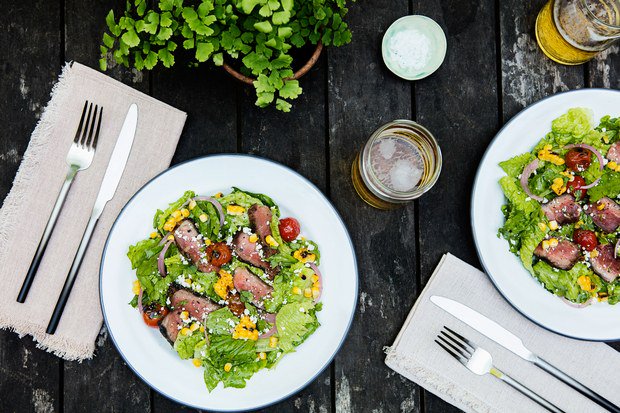 epicurious's tweet photo. Get all the sweet and smoky flavors of a Mexican cookout in this coffee-rubbed steak salad. https://t.co/jNvLHq2bHK https://t.co/P5Ibcz0gBa