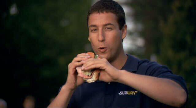 CauseWereGuys's tweet photo. Subway should now switch back to their original spokesman https://t.co/KLhB4MSTre
