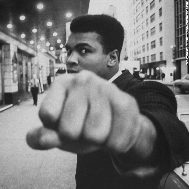 CNN's tweet image. A look at the life and career of Muhammad Ali, who has died at the age of 74. cnn.it/1O8AQvJ