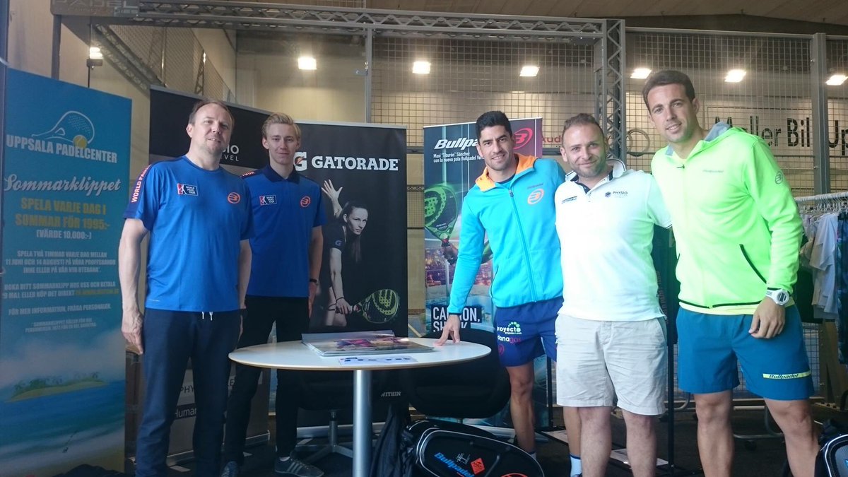 Gran fin de semana en Suecia ! Disfrutando del Padel con el tiburón <a href="/Maxisanchez06/">Maxisanchez06</a> <a href="/bullpadelsport/">Bullpadel</a>