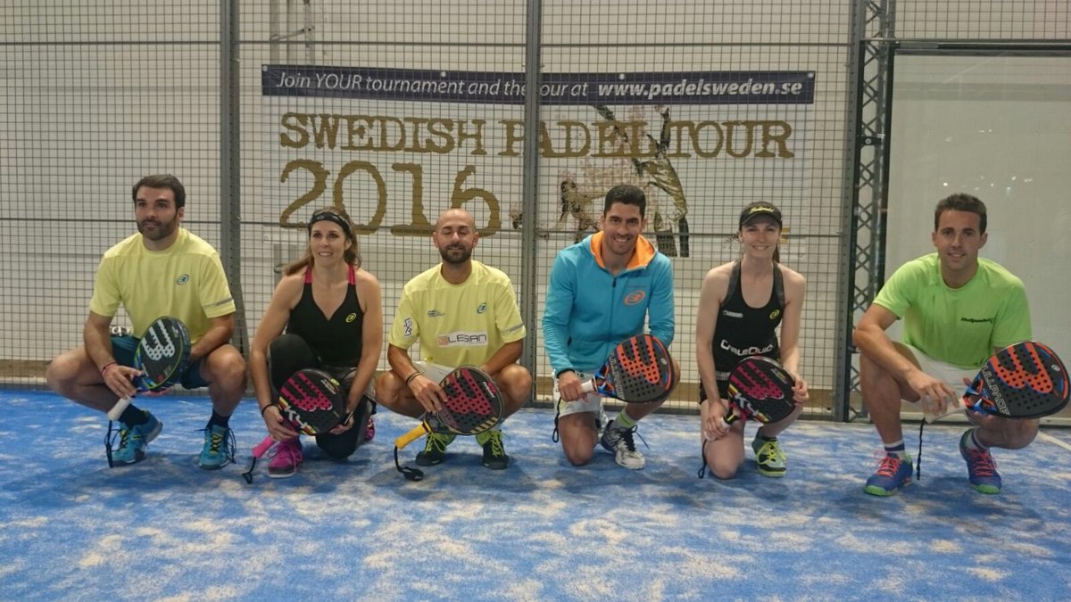 7javiperez's tweet photo. Gran fin de semana en Suecia ! Disfrutando del Padel con el tiburón @Maxisanchez06 @bullpadelsport https://t.co/UiwM5u4uf7