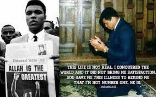 AbbsWinston's tweet photo. #RIPMuhammadAli 
Was a humble man... https://t.co/37uVsUGsZs
