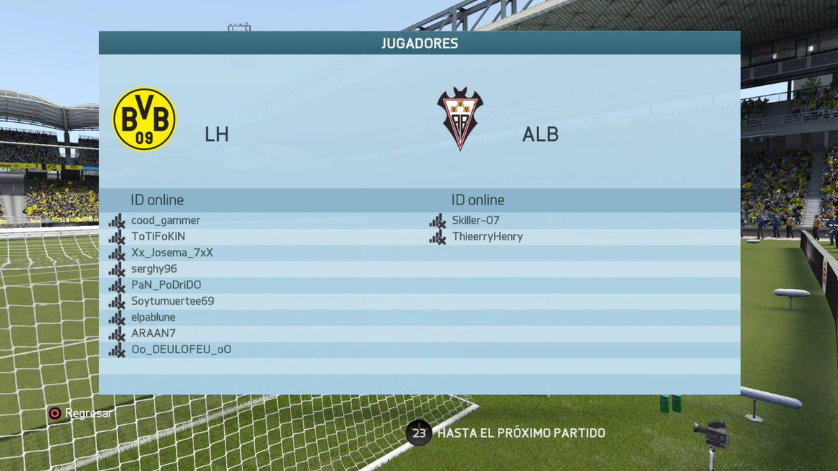 Dos soldados aguerridos contra todo un equipo de segunda división <a href="/La_hermandadfvp/">La Hermandad</a> #vamosalbacete #roadtofifa17