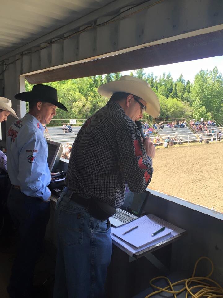 Thanks to @CFCWRodeo &amp; <a href="/chetfjohnson/">Chet Johnson</a> for announcing our afternoon performance!