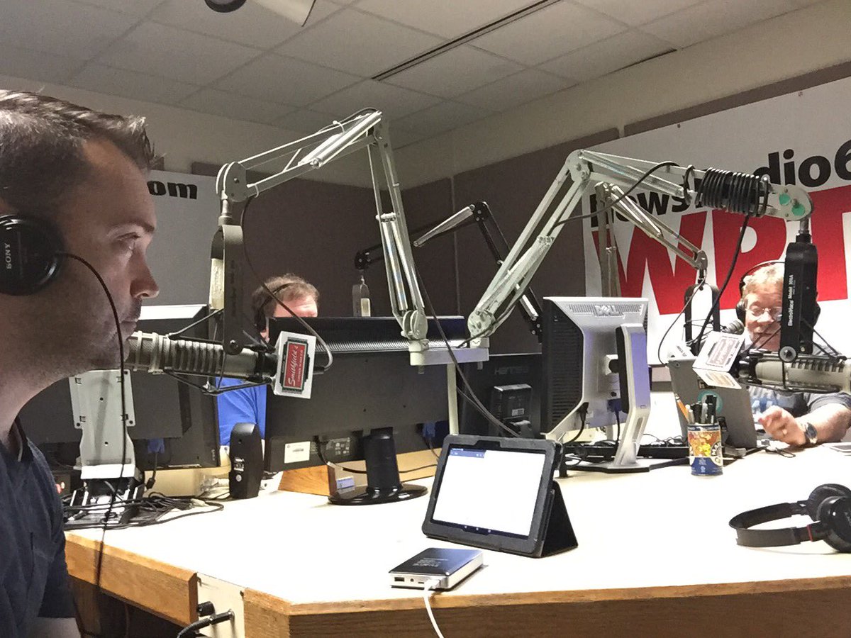 Live in Studio <a href="/WPTF/">WPTF News</a> <a href="/CraftBrewRadio/">Craft Brew Radio</a> #craftbeer #ncbeer