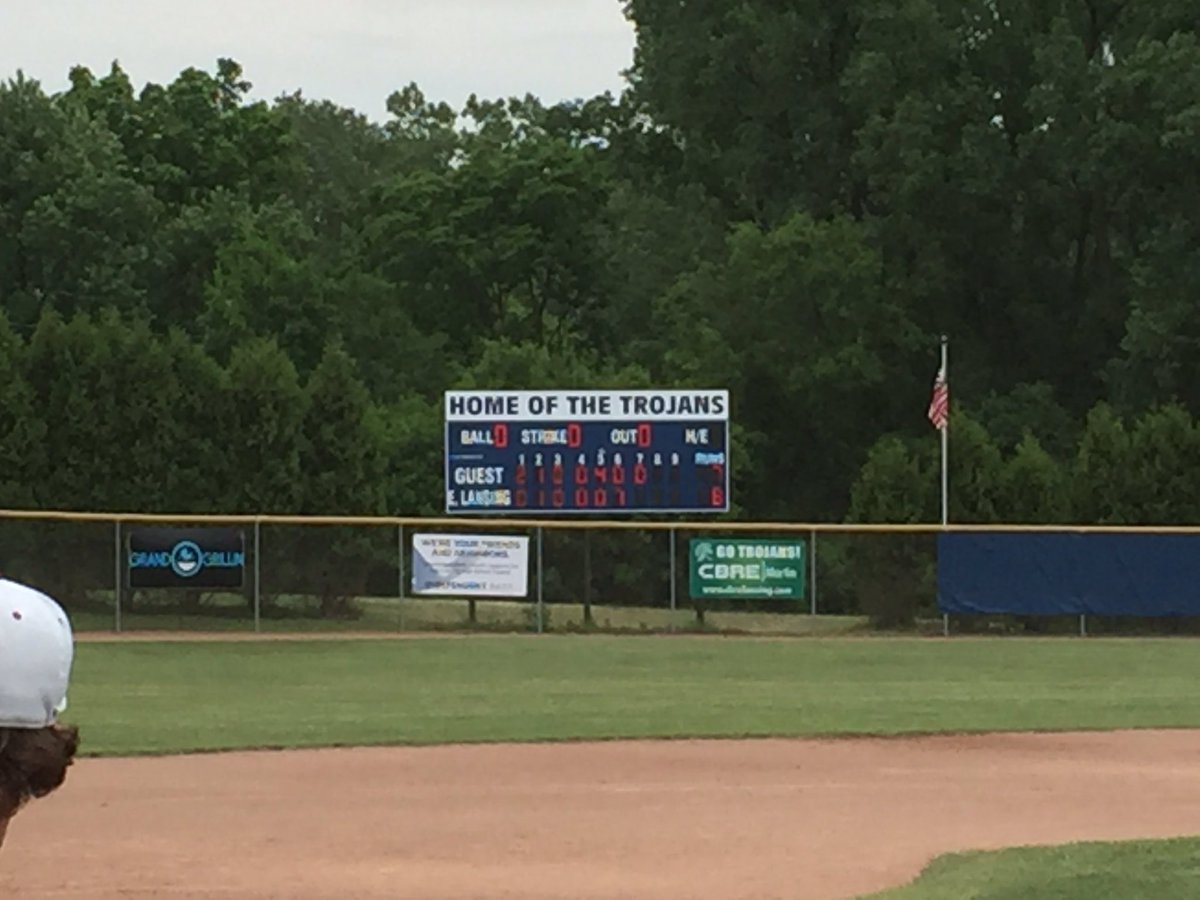 Game one goes to the Chiefs 8-7 after a 7 run 6th. <a href="/ajmat23/">Tuziひ</a> slammed the door and got the win! <a href="/OkemosAthletics/">Chiefs</a>