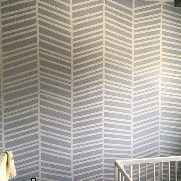LavenderHomes's tweet photo. Nursery wall that we just painted in @ctdrwt new baby's room 💕 stayed posted to see the fi… https://t.co/y5w60VZeGD https://t.co/S4QUEfD2L7