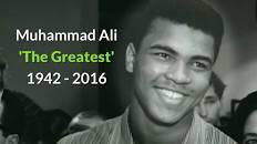 RIP #Real man #MuhammadAli 'Live every day like it's your last because someday you're going to be right.'