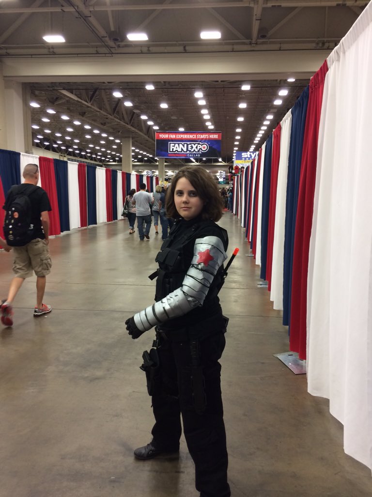 Attending my first Fan Expo. I had no idea! 
#lovemydaughter
#FanExpoDallas #halloweeninJune