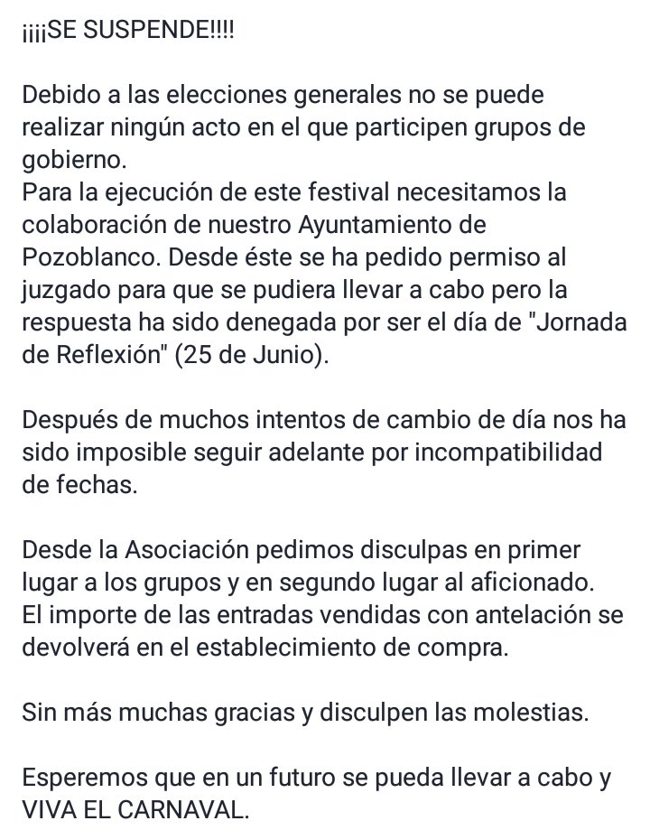 Carnaval Pozoblanco (@pozocarnaval) on Twitter photo 