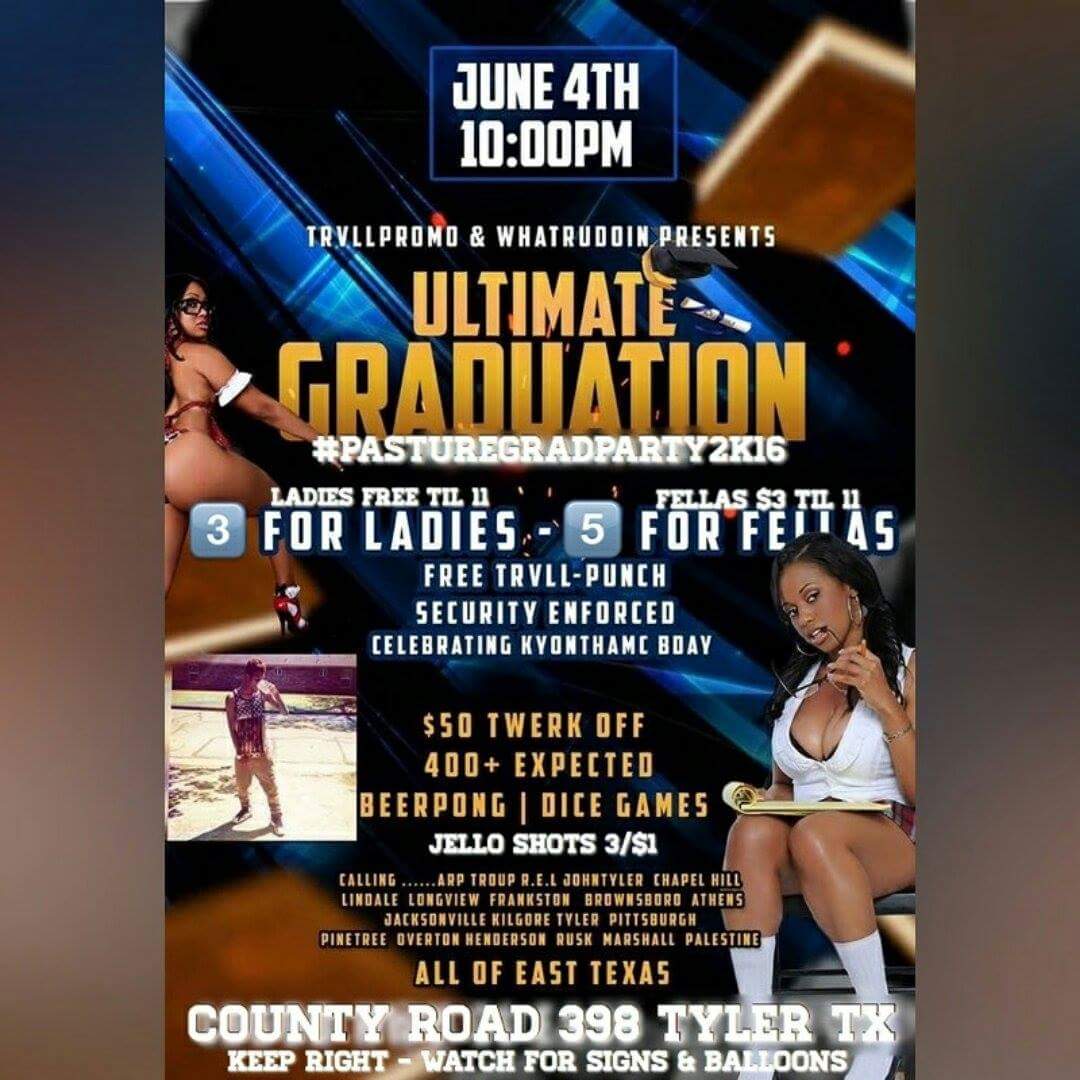 NightLyfeDallas's tweet photo. #PastureGradParty2k16 !!! Biggest ETX Graduation Party !!! https://t.co/ZPXEol2vtp