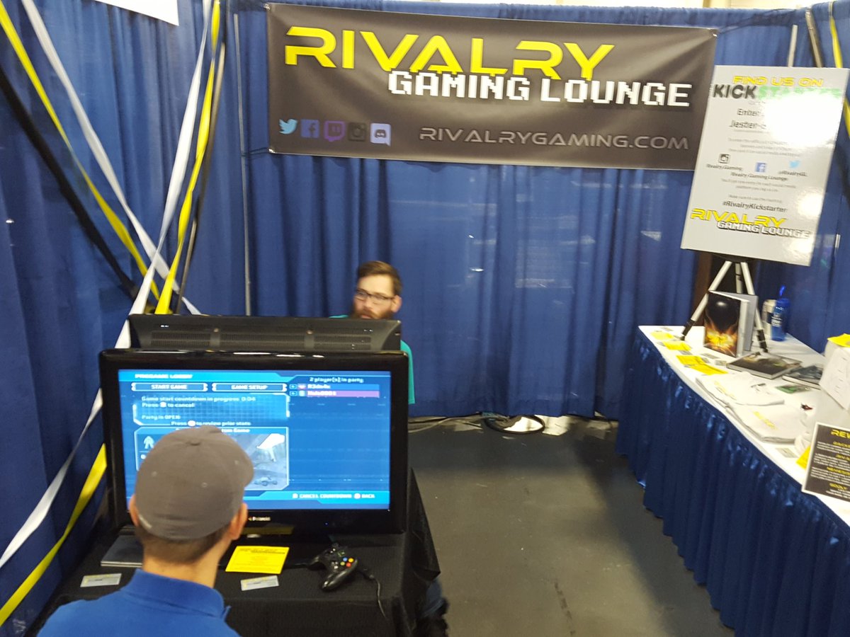RivalryGL's tweet image. Smacktall at booth1904! #SLGamingCon come have some fun 😆