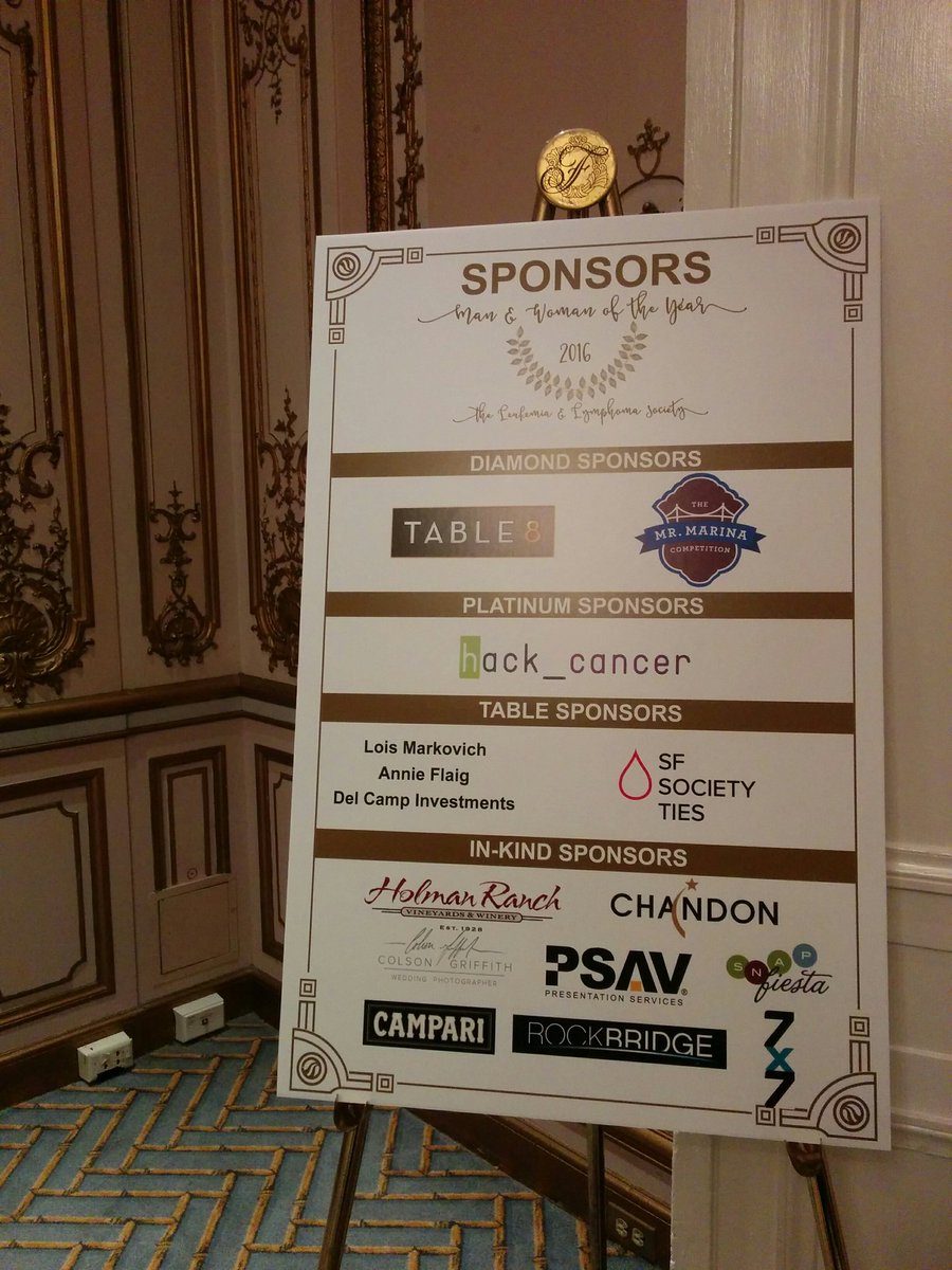 hackcancerSF's tweet photo. We're excited to sponsor the @LLSusa Man & Woman of the year finale! #hackcancersf #cancerresearch #moty #woty https://t.co/OLwsCtzWR5