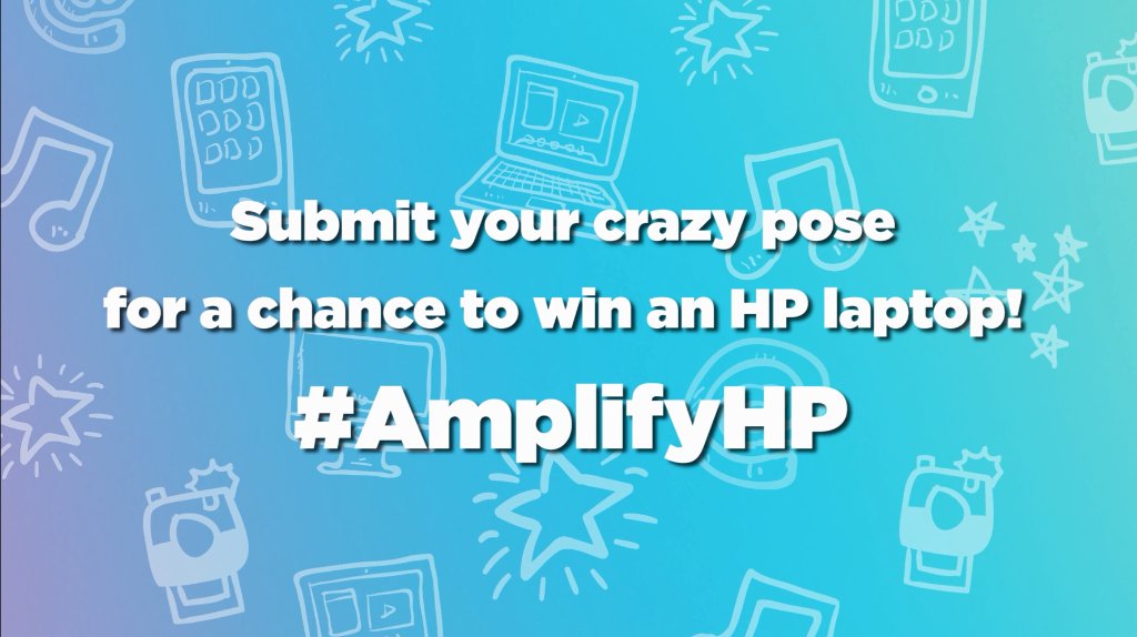 HP_Australia's tweet photo. Win a new Pavilion x360! Snap a pic in a wacky pose w/ your lappy #AmplifyHP @ThisIsAmplify https://t.co/quy84CLXsP https://t.co/1sGEJmLnc1