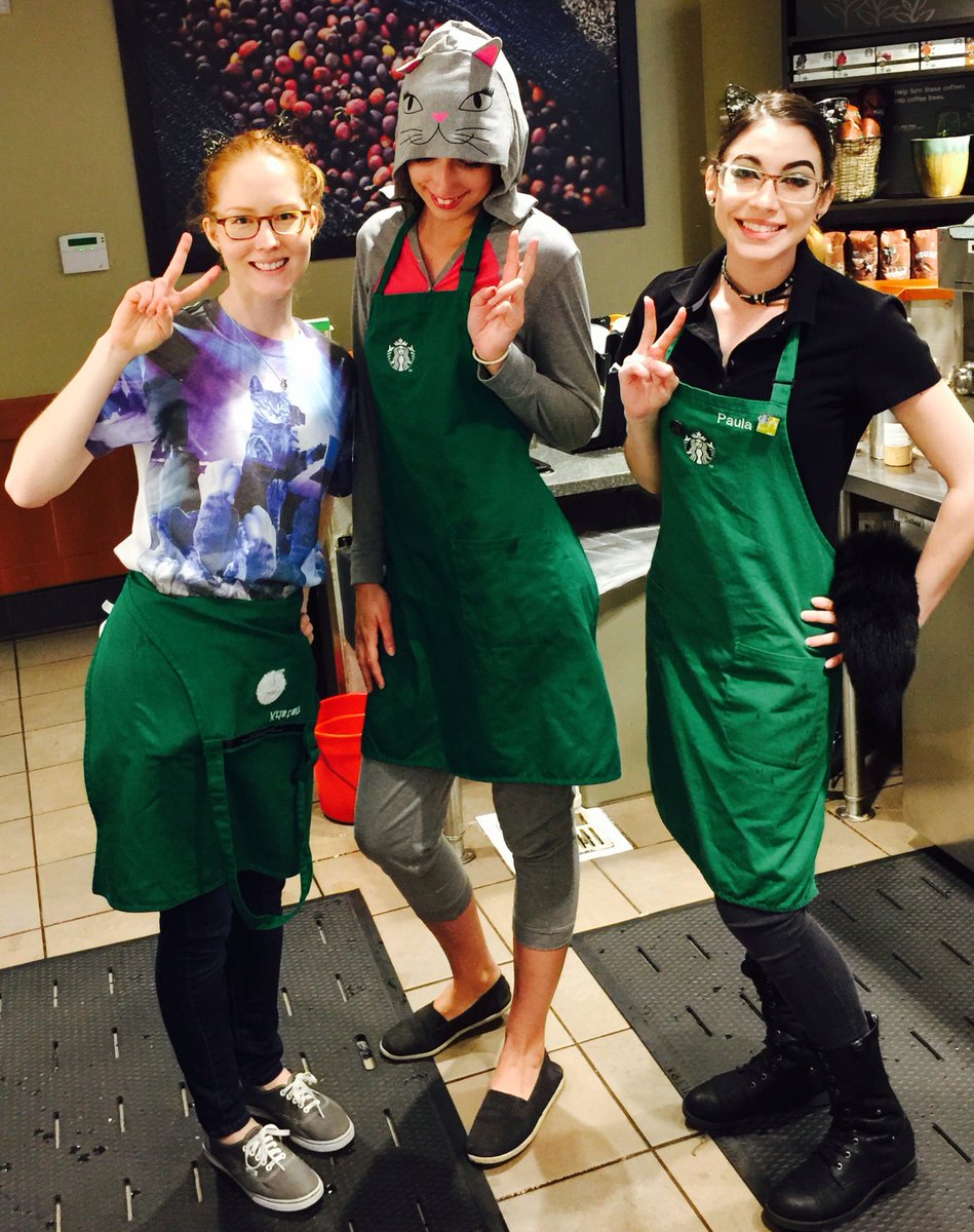 SbuxDistrict949's tweet photo. Go team 11413!! They are celebrating National Hug Your Cat Day!! #NationalHugYourCatDay #tobeapartner #d949 https://t.co/57w9hKfOnB