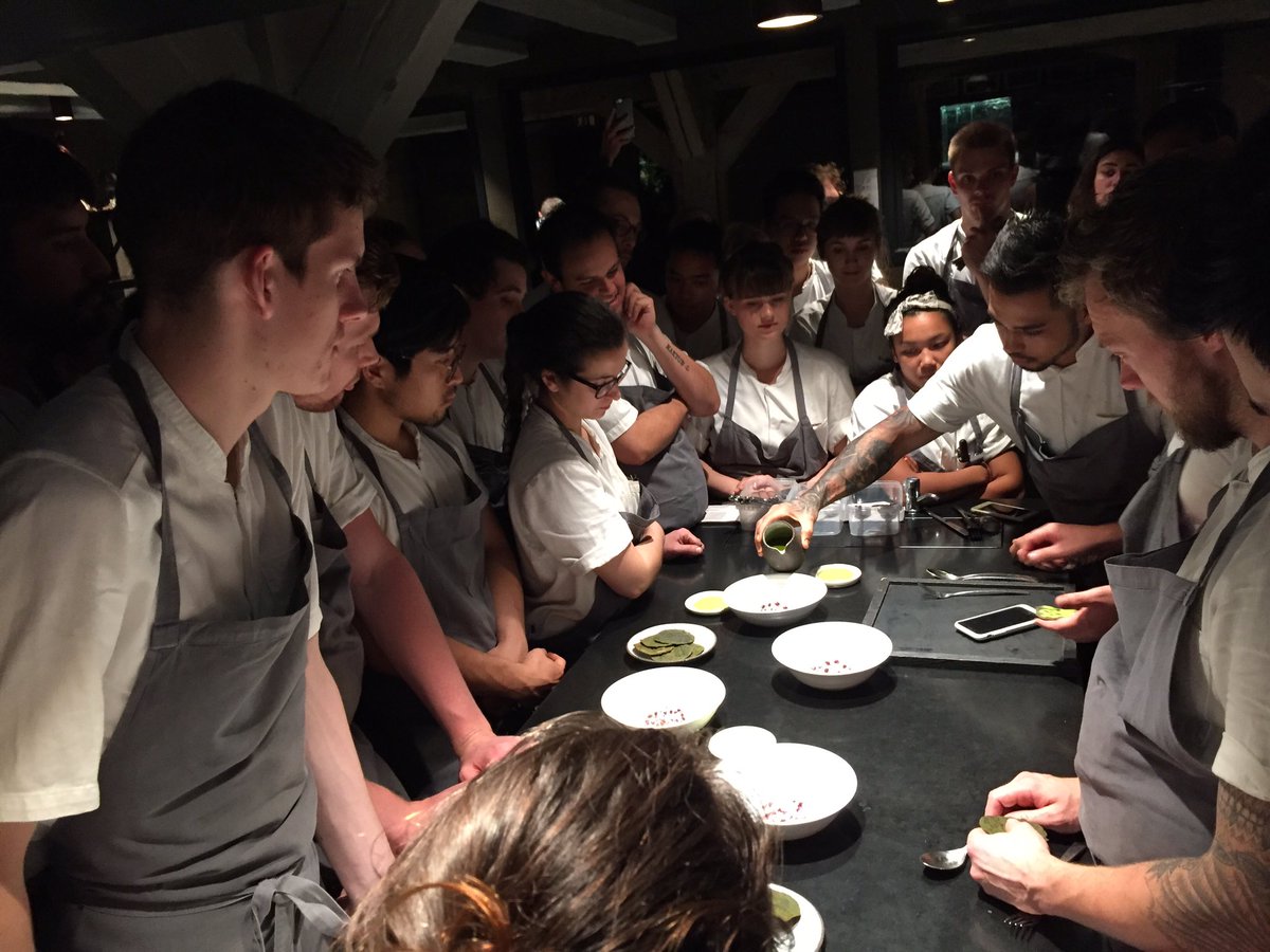 nomacph's tweet photo. US/Mexican chef Luis presenting his dish of 'Nordic' ceviche - with ramson tortillas! #saturdaynightproject https://t.co/LT7ziWdDi0