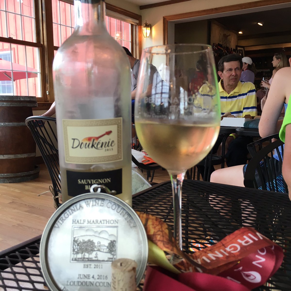 Runfari's tweet photo. Reward for today's #racecation event at the #Virginia @winecountryhalf marathon... #runsipexplore https://t.co/JHAnW460OC
