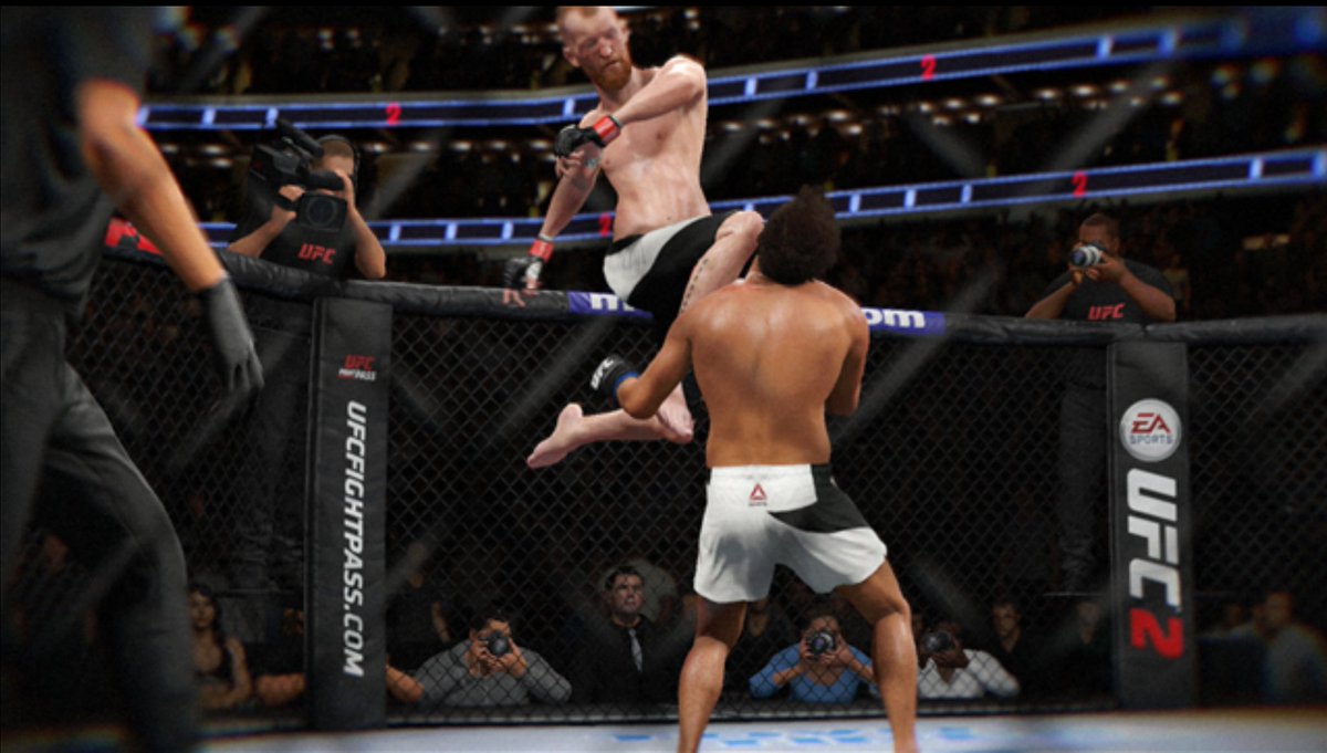 ChrisMassie123's tweet photo. Playing #KnockoutMode in @EASPORTSUFC #UFC2. Completely dominated with @PaddyHolohanMMA. https://t.co/yrzNpSSXk4