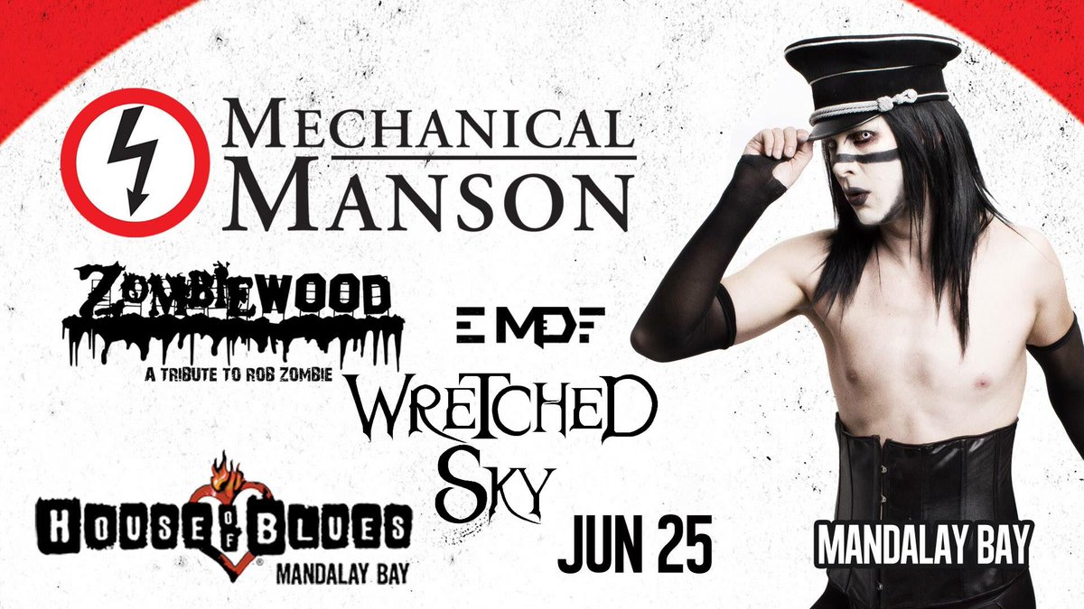 June 25th we tear it up in Vegas at the House of Blues. We're kickin off this party so get there early.