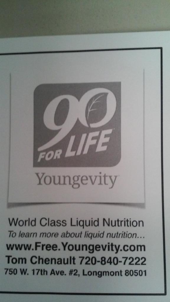 Thanks <a href="/Youngevity/">Youngevity</a> for your support <a href="/TheatreLongmont/">Longmont Theatre</a>