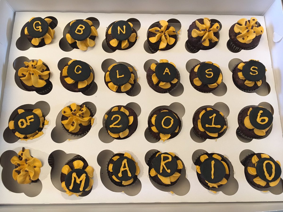 marioicasiano's tweet photo. Shoutout to @HelloYumCakes for these graduation cupcake bites https://t.co/48dXjbhuTQ