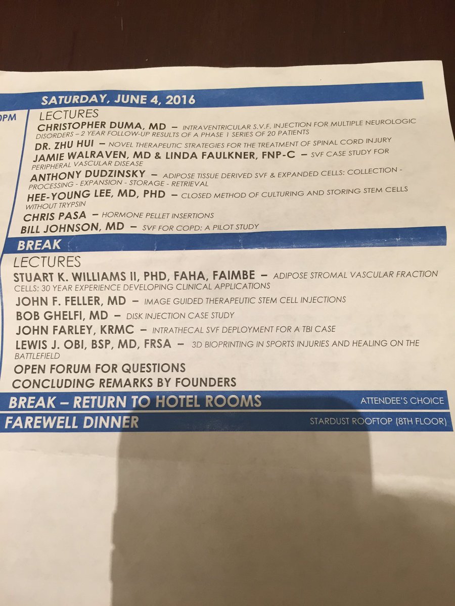 CellSurgicalNet's tweet image. 3rd Annual Conference #CellSurgicalNet Afternoon Session #StemCells #SVF #RegenerativeMedicine