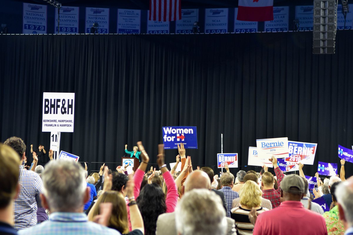 This is what Democrats united to beat @realDonaldTrump look like. Get ready, Donald – we're coming.