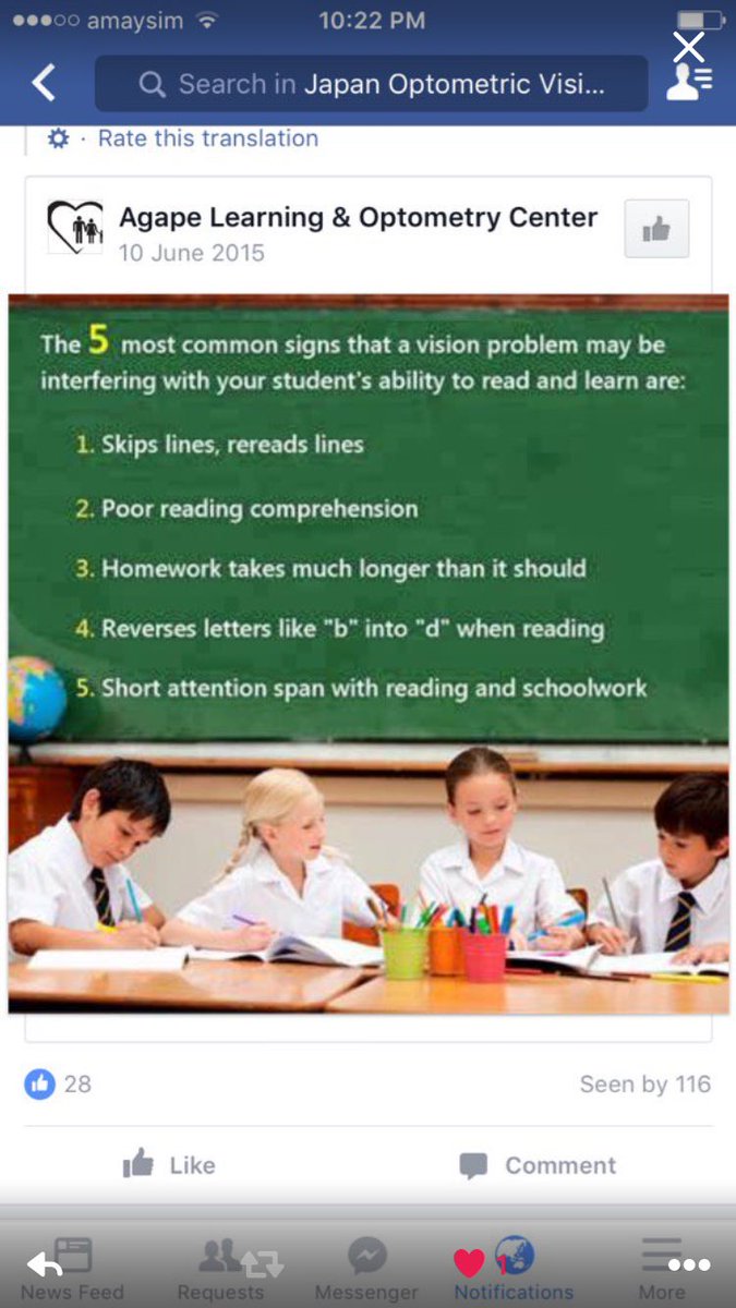 SCWilsonAus's tweet photo. The 5 signs and symptoms of a #vision #learningproblem relevant to #binocular vision #devdelay #TBI #concussion https://t.co/GsEv91ZH3d