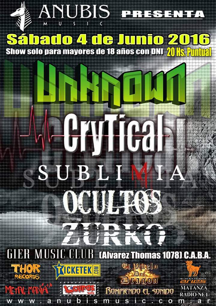 Anubis_Shows's tweet photo. Esta noche en Gier Music Club https://t.co/K1YZ4UifsO