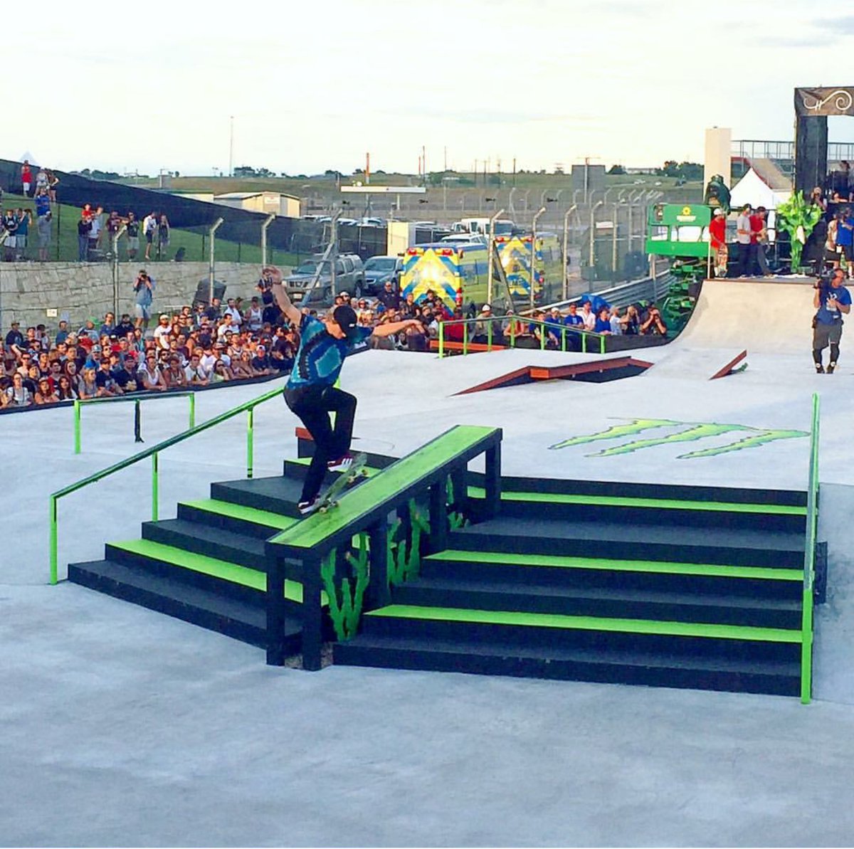 StrangeRituals_'s tweet photo. Mens Strt finals about to go down/Who will take 1st? @alecmajerus with a smooth front blunt 📷 @andresubach #xgames https://t.co/09aF993xtM