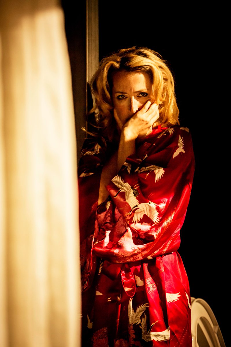 XFilesNews's tweet photo. Congratulations to @GillianA and the entire cast and crew of #StreetcarNamedDesire on tonight's final performance. https://t.co/W9YGcbs1ad