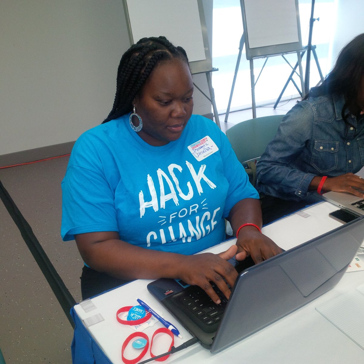 Daniella4Change's tweet photo. @civichackingday for my community, for the greater good I put my service into action by #HackingforChange @MDCollege https://t.co/YIKw0EUekS