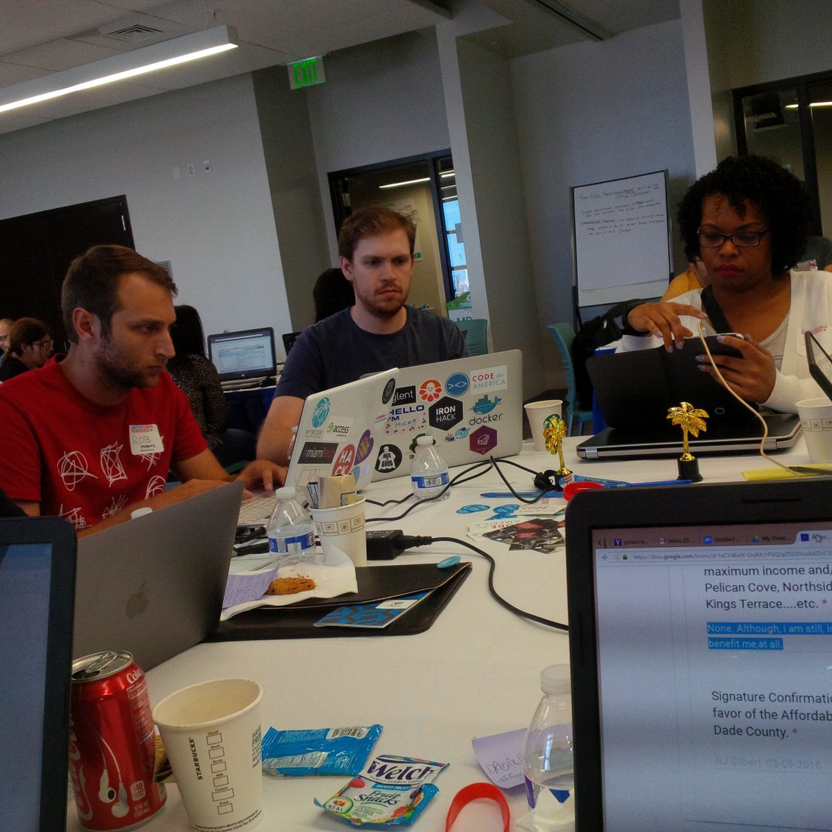 Daniella4Change's tweet photo. @civichackingday for my community, for the greater good I put my service into action by #HackingforChange @MDCollege https://t.co/YIKw0EUekS