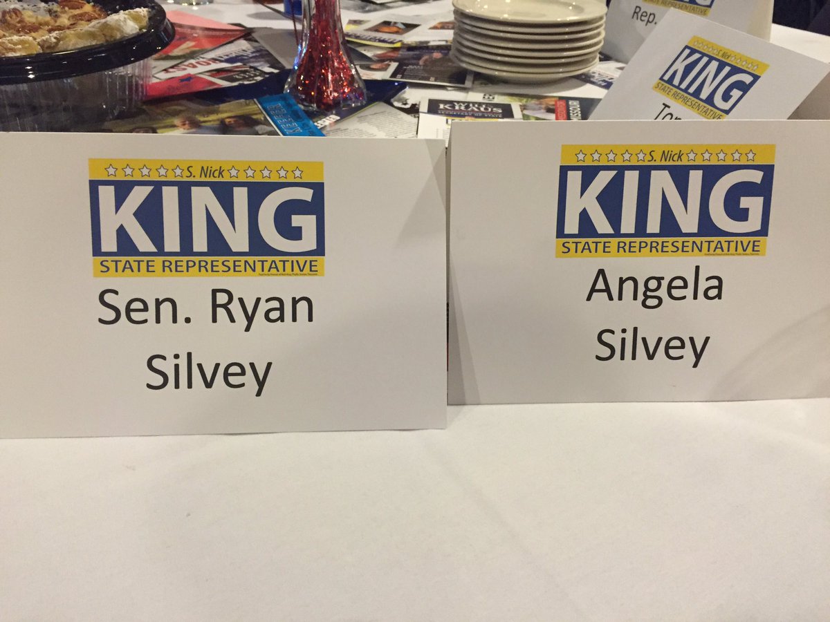 RyanSilvey's tweet photo. Thanks @NickKingDist17 for letting Ang &amp; I join your table at @claycountygop Lincoln Days &amp; for all you do in #moleg https://t.co/rYMP7WFXcE