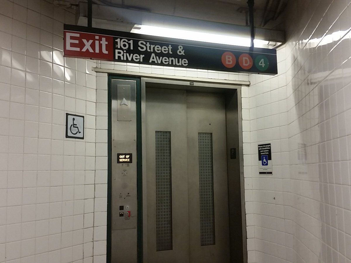 Plz Help!!! @Vanessalgibson <a href="/rubendiazjr/">Ruben Diaz Jr.</a> <a href="/RepJoseSerrano/">Rep Jose E. Serrano</a> Yankee Train Station refusing 2 post that elevator is down